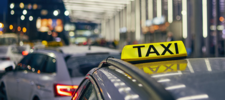 Trajet en taxi vers la gare près d'Arras et Douai